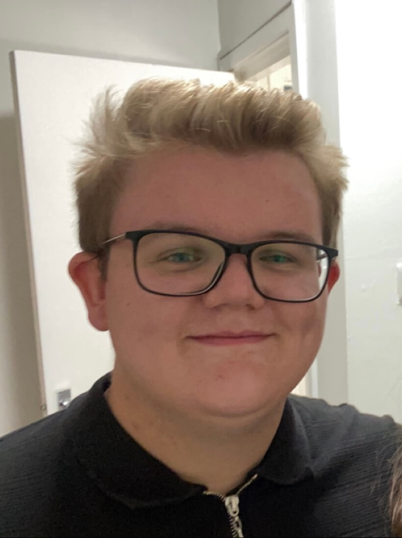 An image of me smiling into the camera